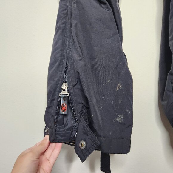 Spyder Mens XXL Black Ski snow Pants flaws Zipper sides Pockets Nylon - Picture 6 of 12